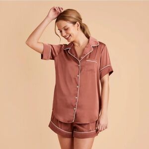 Birdy Grey Satin Pajama set